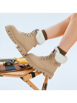 Сапоги женские короткие для осенне-зимнего сезона Dickies233W50LXS77C杏色