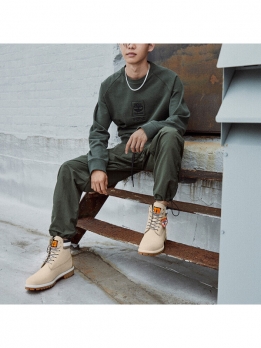 Timberland 6 Inch Heritage Cupsole Boots 'Beige Nubuck With Black'A2M5BW