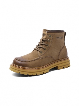 Ботинки кожаные мужские для прогулок Dickies 39233M50LXS38B驼色