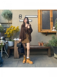 Ботинки высокие женские для улицы Dickies 40224W50LXS59土黄