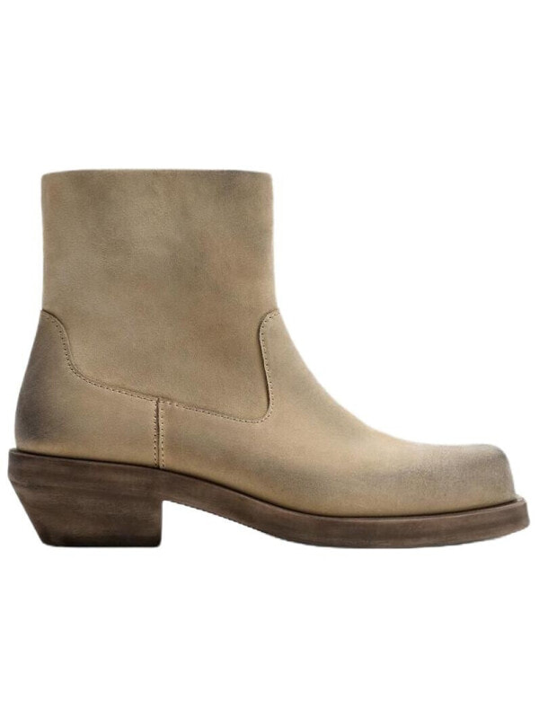 Ботинки мужские замшевые для повседневной носки ZARA 402011620107