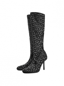 Сапоги женские черные ZARA модель13002510-38