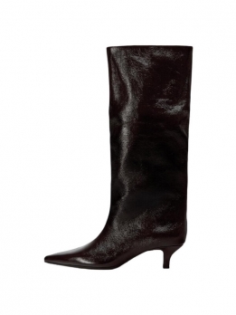 ZARA Knee high Boots 4.5cm Women's Red11006410