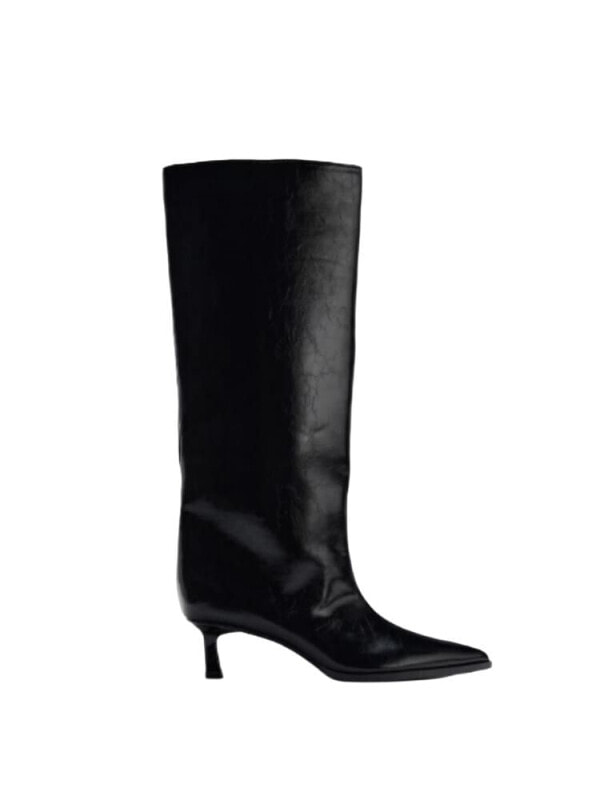 ZARA Knee high Boots 5cm Women's Black13016410