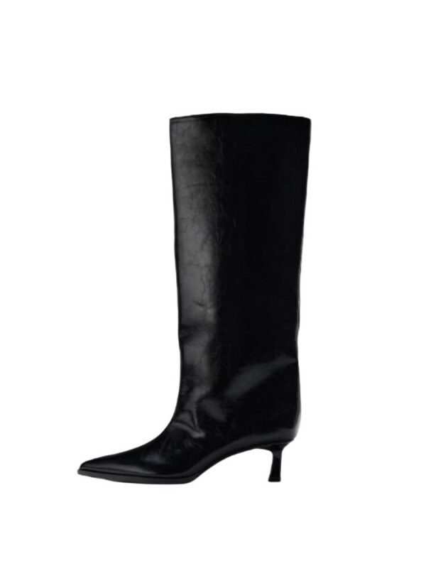 ZARA Knee high Boots 5cm Women's Black13016410