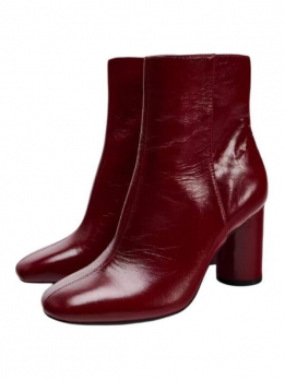 ZARA Ankle Boots 7.5cm Women's Red13130410