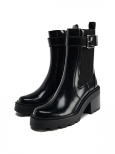 ZARA Short Chelsea Boots 7.5cm Women's Black12112410-35
