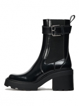 ZARA Short Chelsea Boots 7.5cm Women's Black12112410-35