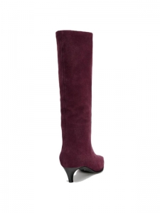ZARA Knee high Boots 5cm Women's Burgundy11007510022