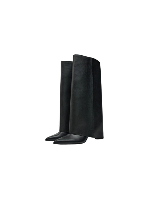ZARA Knee high Boots 7cm Women's Black13019210800