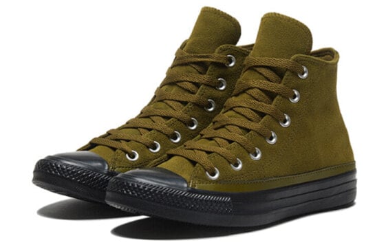 Кеды Converse Chuck Taylor All Star Canvas Shoes Unisex High-Top Olive Green 168705C