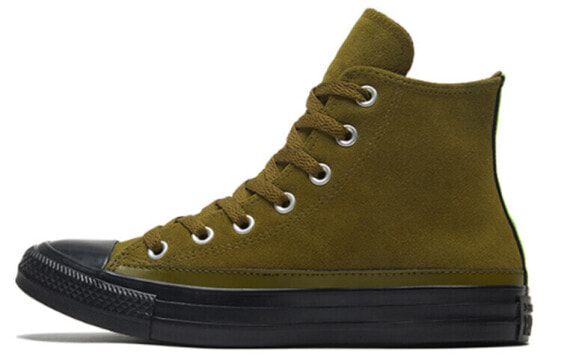 Кеды Converse Chuck Taylor All Star Canvas Shoes Unisex High-Top Olive Green 168705C