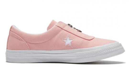 Кеды Converse One Star Series Canvas Shoes Women's Low-Top Pink White 564204C