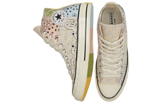 Кеды Converse Chuck Taylor All Star 70 Hi Offspring Paisley Beige 169881C