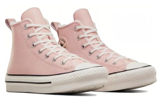 Кеды Chuck Taylor All Star Converse Lift Platform High GS 'Sherpa - Pink Sage' A06796C