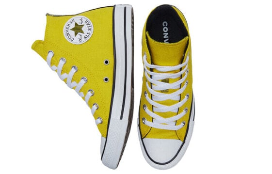 Кеды Converse Chuck Taylor All Star Canvas Shoes Women's High-Top Yellow 568495C