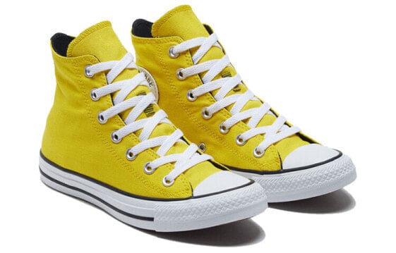 Кеды Converse Chuck Taylor All Star Canvas Shoes Women's High-Top Yellow 568495C