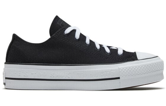 Кеды Converse All Star Lift Canvas Shoes Women's Low-Top Black White 566231C