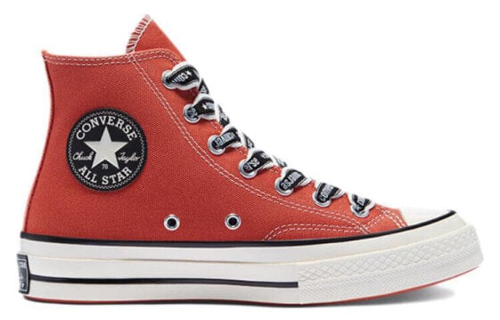 Кеды Converse Chuck Taylor All Star Canvas Shoes Unisex High-Top Orange Black A01803C