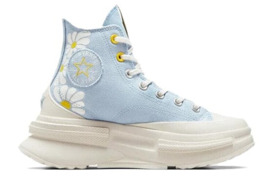 Кеды Converse Run Star Legacy Canvas Shoes Unisex High-Top Blue/Yellow A08111C