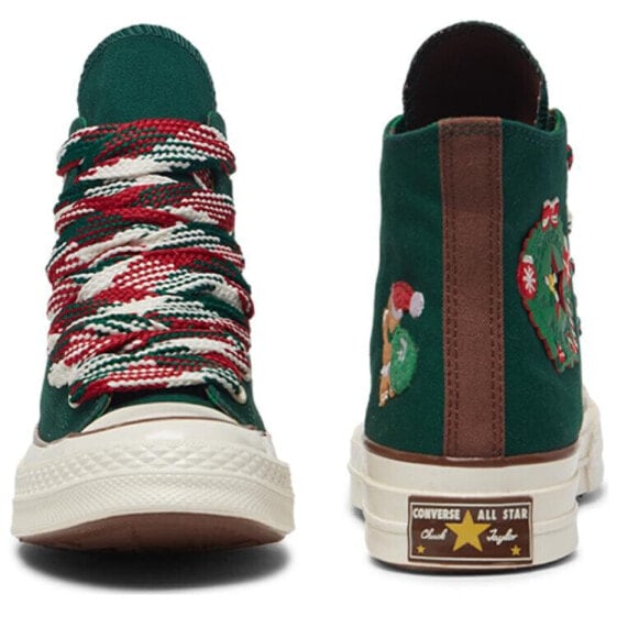 Кеды Chuck 70 Converse High 'X-Mas Gingerbread & Knit Sock - Midnight Clover' Women's A12455C