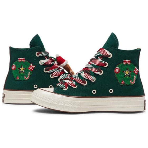 Кеды Chuck 70 Converse High 'X-Mas Gingerbread & Knit Sock - Midnight Clover' Women's A12455C