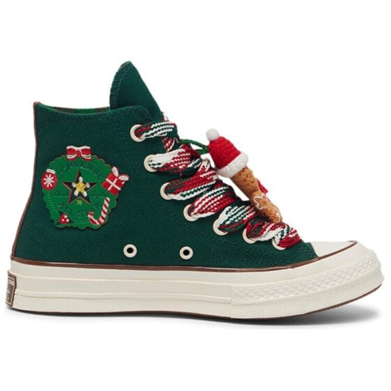 Кеды Chuck 70 Converse High 'X-Mas Gingerbread & Knit Sock - Midnight Clover' Women's A12455C