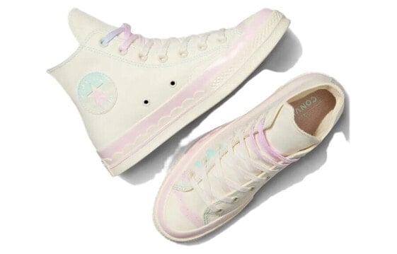 Кеды Converse 1970s Canvas Shoes Unisex High-Top White/Pink A10947C