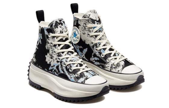 Кеды Converse Run Star Hike Hi Floral Fusion University Blue 171398C