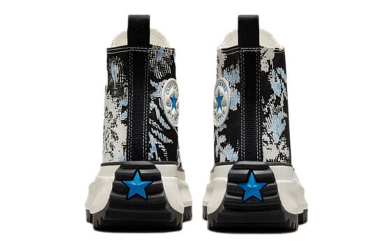 Кеды Converse Run Star Hike Hi Floral Fusion University Blue 171398C