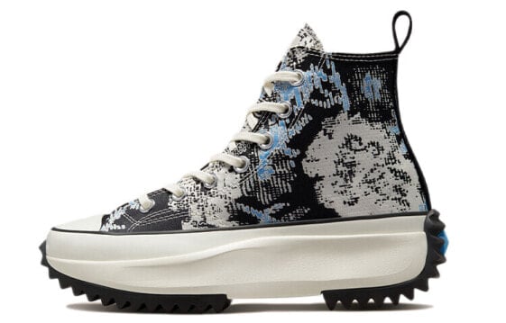 Кеды Converse Run Star Hike Hi Floral Fusion University Blue 171398C