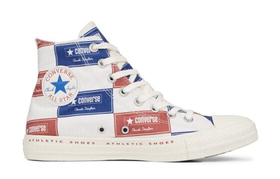 Кеды Converse Chuck Taylor All Star Canvas Shoes Unisex High-Top Red Blue/White 166500C