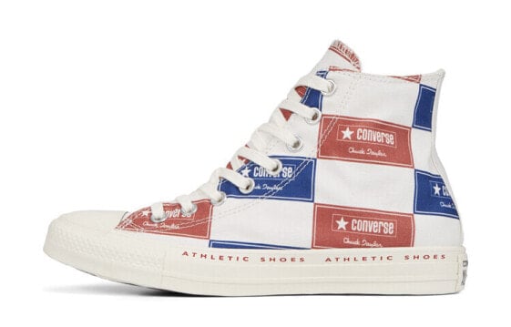 Кеды Converse Chuck Taylor All Star Canvas Shoes Unisex High-Top Red Blue/White 166500C