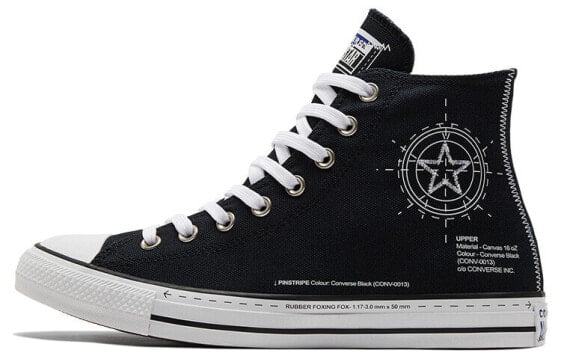 Кеды Converse Chuck Taylor All Star Canvas Shoes Unisex High-Top Black A01588C