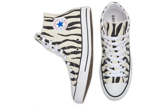 Кеды Converse All Star Get Tubed Canvas Shoes Unisex High-Top Zebra Stripe 166258C