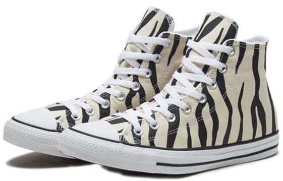 Кеды Converse All Star Get Tubed Canvas Shoes Unisex High-Top Zebra Stripe 166258C