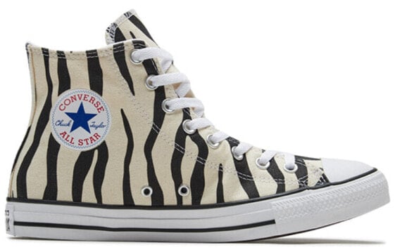 Кеды Converse All Star Get Tubed Canvas Shoes Unisex High-Top Zebra Stripe 166258C