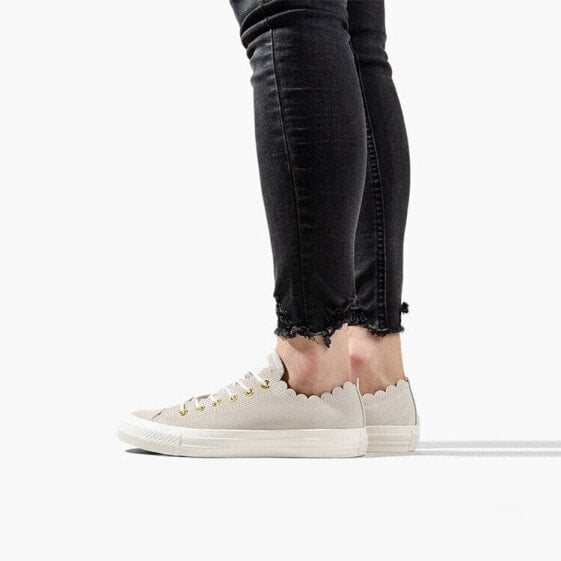 Кеды Converse Chuck Taylor All Star Canvas Shoes Women's Low-Top Off White 563418C