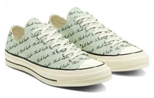 Кеды Chuck 70 Converse Low 'Scripted Signature Print - Green Oxide' 167699C