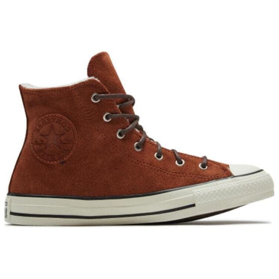 Кеды Converse Chuck Taylor All Star Canvas Shoes Women's High-Top Brown White 566563C
