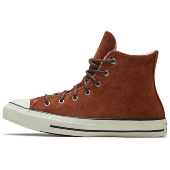 Кеды Converse Chuck Taylor All Star Canvas Shoes Women's High-Top Brown White 566563C