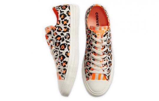 Кеды Converse All Star Canvas Shoes Unisex Low-Top Leopard 167631C