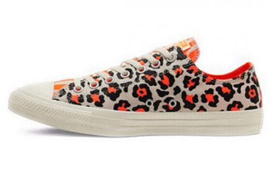 Кеды Converse All Star Canvas Shoes Unisex Low-Top Leopard 167631C