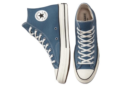 Кеды Converse Chuck Taylor All Star 70 Hi Vintage Canvas Deep Waters Blue A00752C