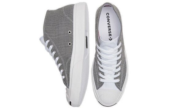 Кеды Converse Jack Purcell Canvas Shoes Unisex Mid-Top Gray White 168974C