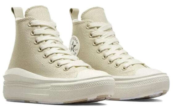Кеды Converse All Star Move Canvas Shoes Women's High-Top Beige A09100C
