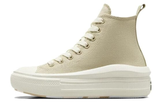 Кеды Converse All Star Move Canvas Shoes Women's High-Top Beige A09100C