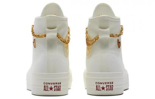 Кеды Converse Chuck Taylor All Star Platform Gold Chain Thriftshop Yellow Women's A04453C