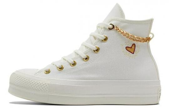 Кеды Converse Chuck Taylor All Star Platform Gold Chain Thriftshop Yellow Women's A04453C