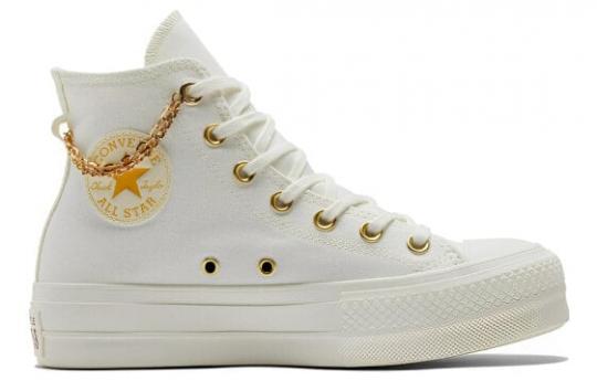 Кеды Converse Chuck Taylor All Star Platform Gold Chain Thriftshop Yellow Women's A04453C